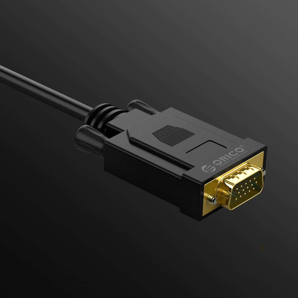 Orico XD-DITV cable DVI 24+1 VGA Full HD adapter 5 m - black_6