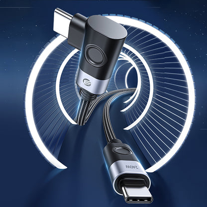 Orico CW240 USB-C to USB-C PD 240W 2m Angled Cable - Black_4