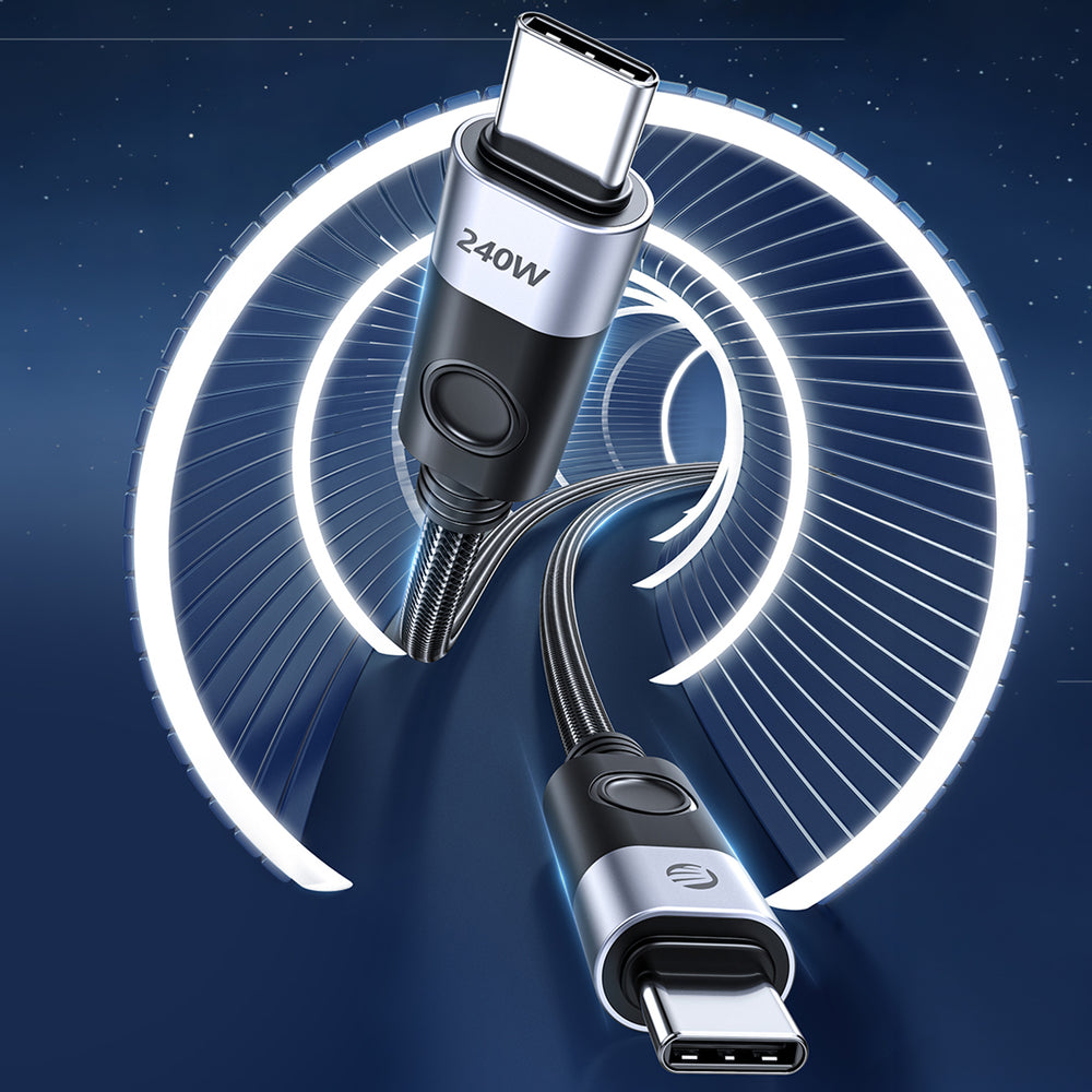 Orico CC240 USB-C to USB-C PD Cable 240W 480Mbps 1.5m - Black_4