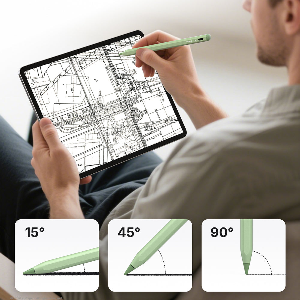 Metapen A8 Active Stylus for iPad USB-C - Green_4