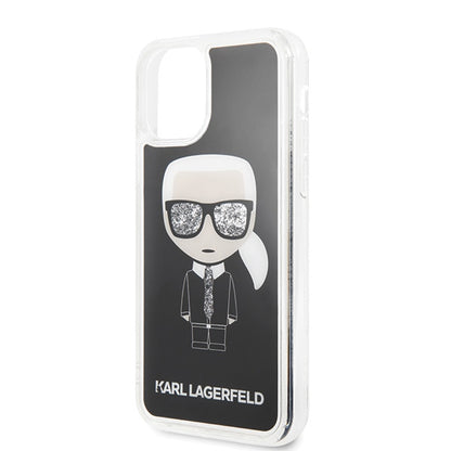 Etui Karl Lagerfeld Iconic Glitter na iPhone 11 Pro - czarne_2
