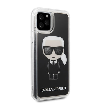Etui Karl Lagerfeld Iconic Glitter na iPhone 11 Pro - czarne_4