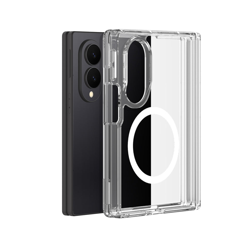Dux Ducis Clin Mag Case for Samsung Galaxy Z Fold 8 Wide Compatible with MagSafe - Transparent_0
