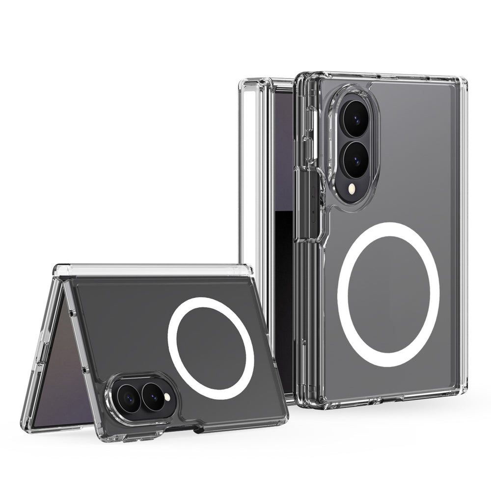 Dux Ducis Clin Mag Case for Samsung Galaxy Z Fold 8 Wide Compatible with MagSafe - Transparent_1