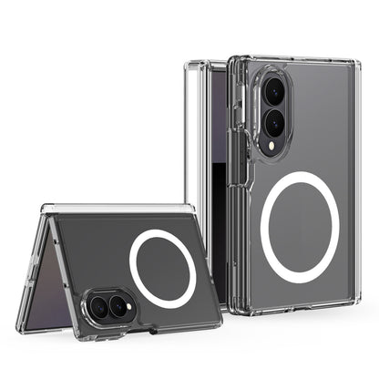 Dux Ducis Clin Mag Case for Samsung Galaxy Z Fold 8 Wide Compatible with MagSafe - Transparent_1
