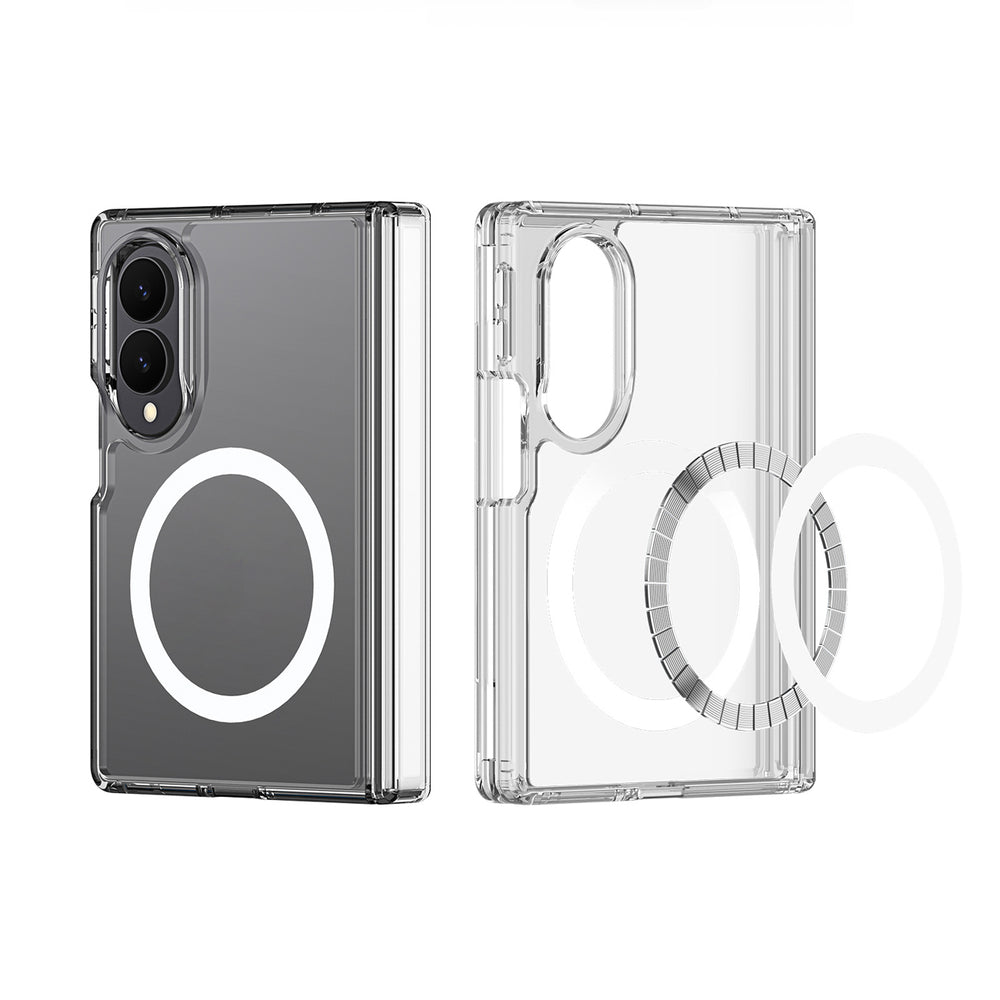 Dux Ducis Clin Mag Case for Samsung Galaxy Z Fold 8 Wide Compatible with MagSafe - Transparent_2