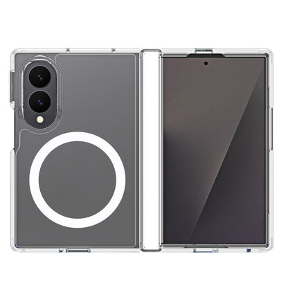 Dux Ducis Clin Mag Case for Samsung Galaxy Z Fold 8 Wide Compatible with MagSafe - Transparent_3