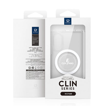 Dux Ducis Clin Mag Case for Samsung Galaxy Z Fold 8 Wide Compatible with MagSafe - Transparent_4