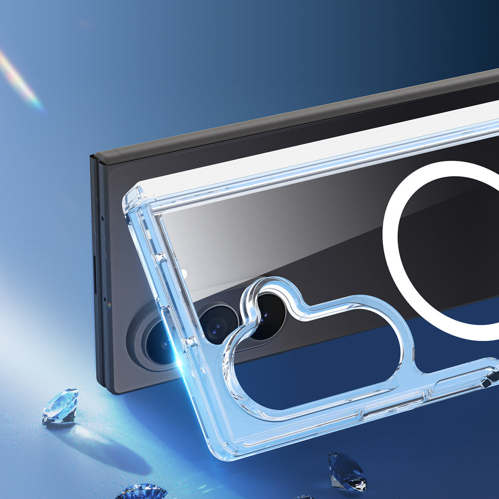 Dux Ducis Clin Mag Case for Samsung Galaxy Z Fold 8 / Z Fold 7 Compatible with MagSafe - Transparent_9