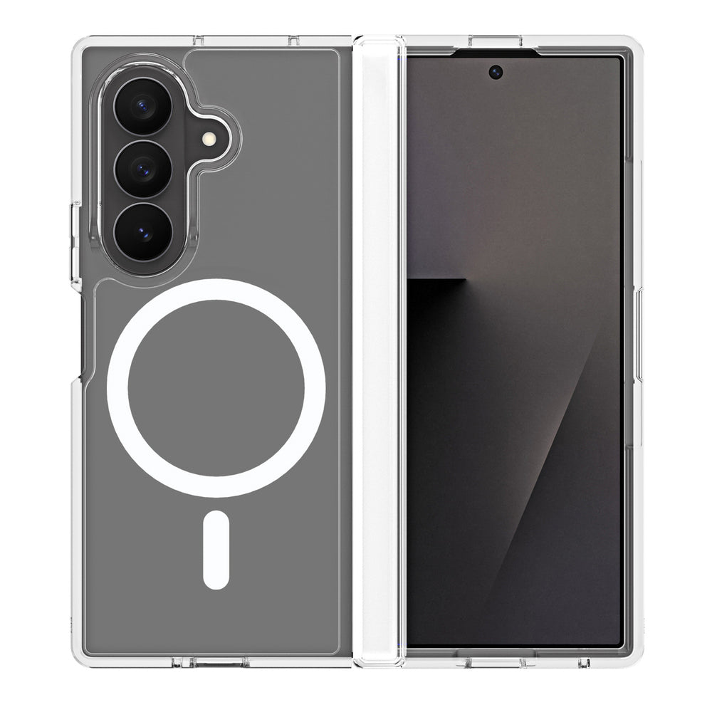 Dux Ducis Clin Mag Case for Samsung Galaxy Z Fold 8 / Z Fold 7 Compatible with MagSafe - Transparent_2