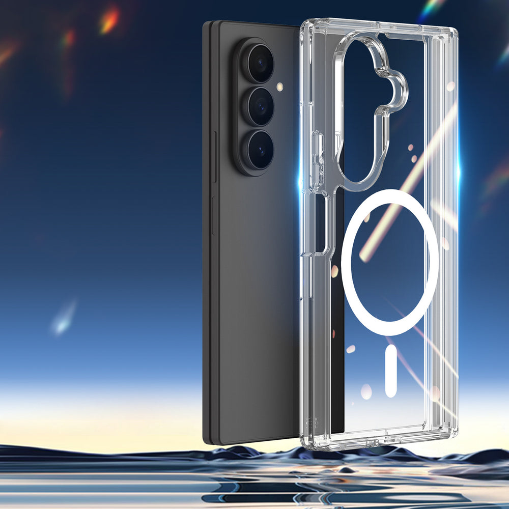 Dux Ducis Clin Mag Case for Samsung Galaxy Z Fold 8 / Z Fold 7 Compatible with MagSafe - Transparent_6