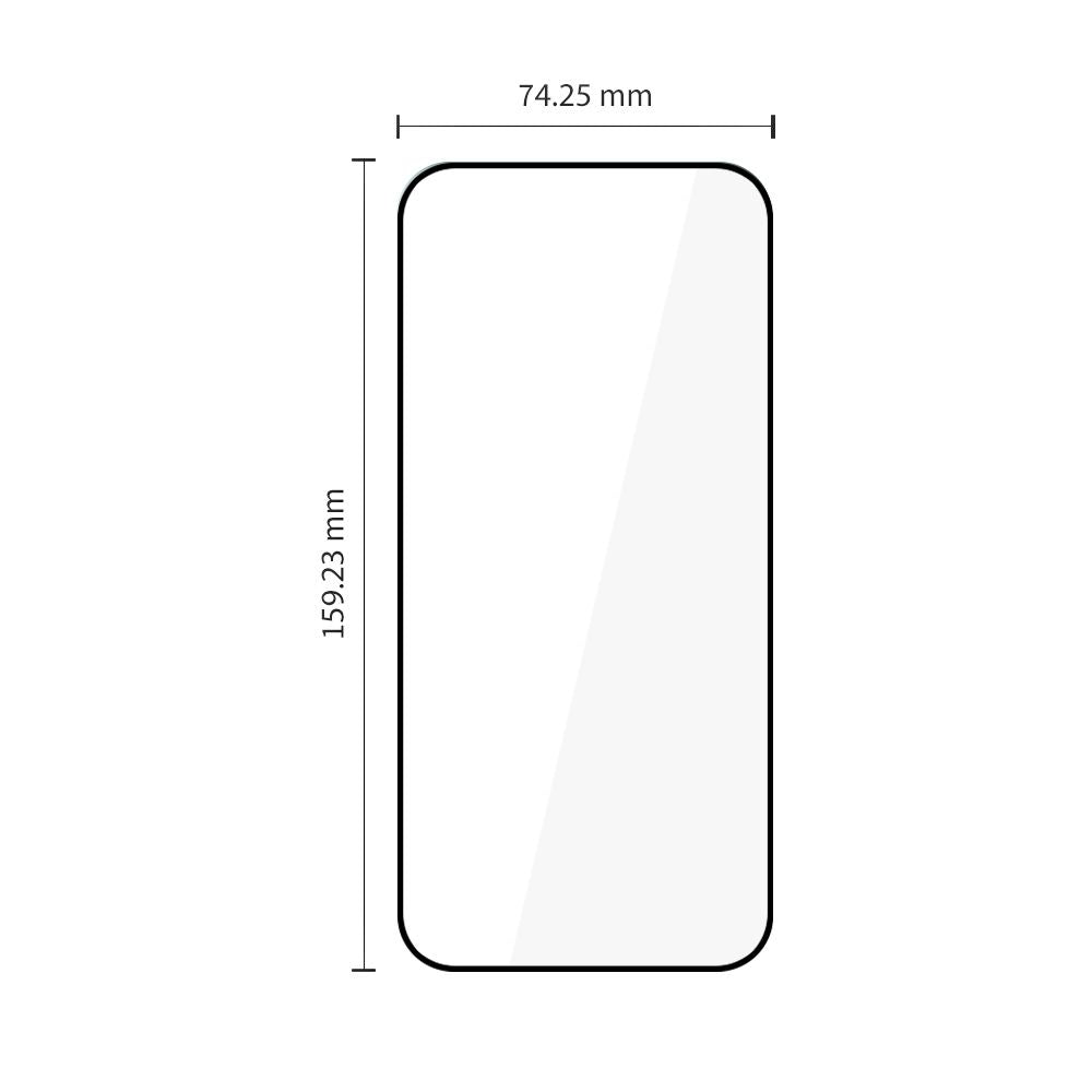 Tech-Protect Glass Fit+ 2-Pack Tempered Glass for Xiaomi 17T Pro - Black_1
