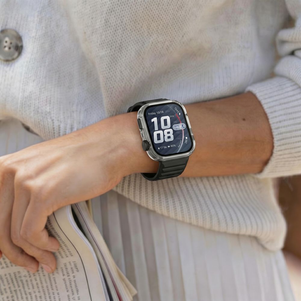 Tech-Protect Defense Case for Huawei Watch Fit 5 Pro - Transparent_4