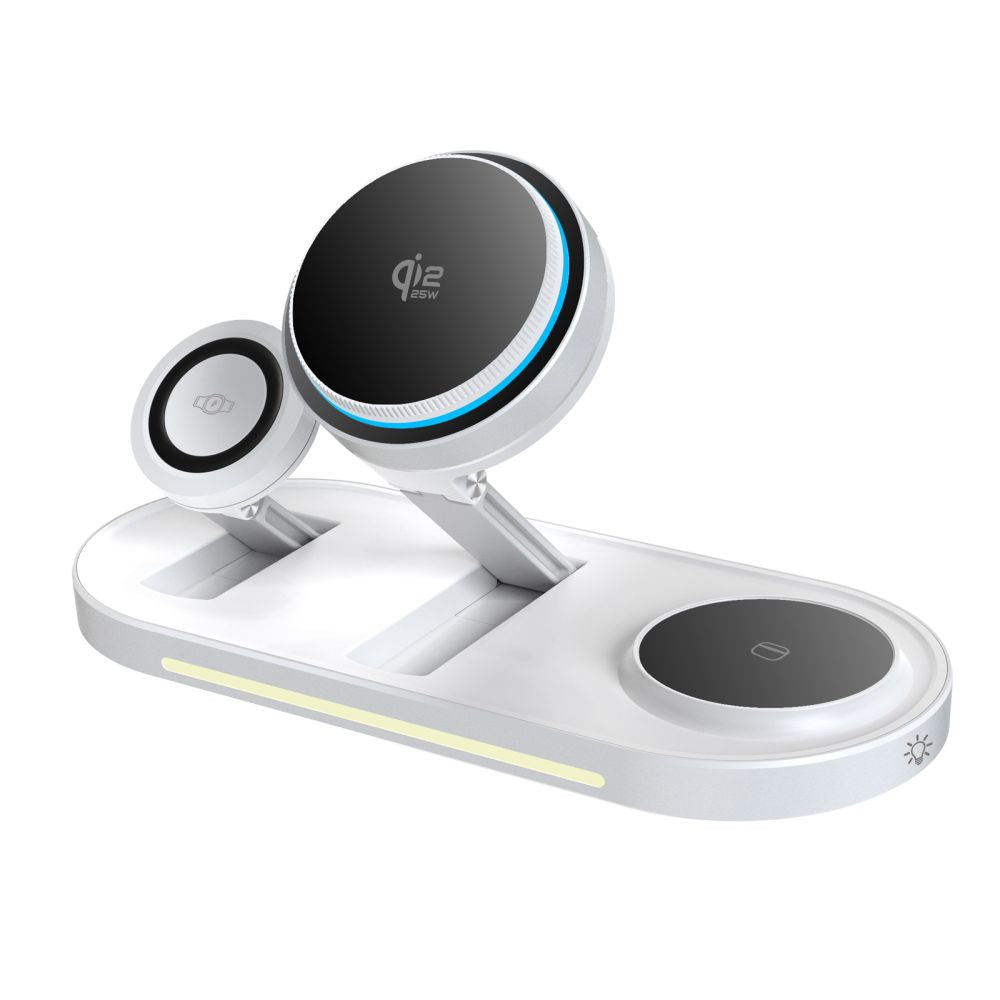 Tech-Protect A51 MagSafe 3-in-1 25W QI2.2 Wireless Charger - White_2