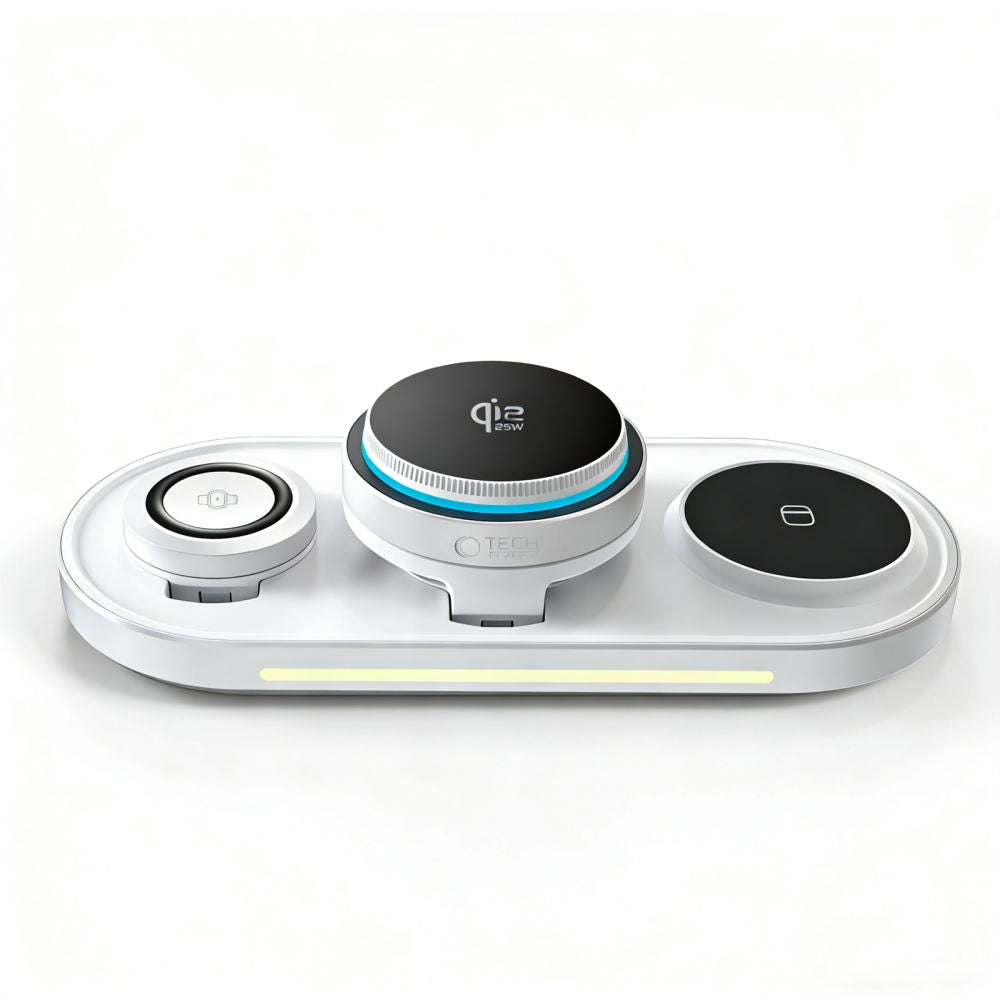 Tech-Protect A51 MagSafe 3-in-1 25W QI2.2 Wireless Charger - White_4