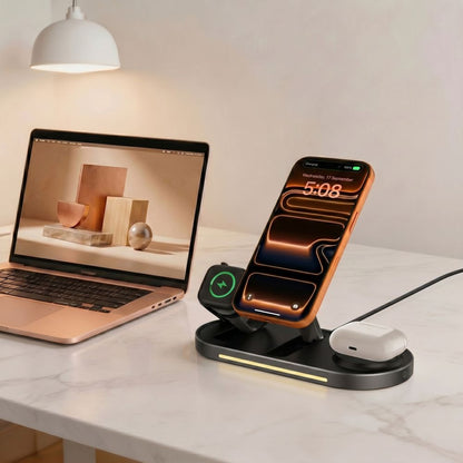 Tech-Protect A51 MagSafe 3-in-1 25W QI2.2 Wireless Charger - Black_8