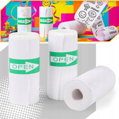 HURC-S10 Rolls for Thermal Printer with Camera HURC10/ Wozinsky WDT-01/WDT-02/WDT-03/WDT-04/WDT-05 - White (5 pcs.)_2