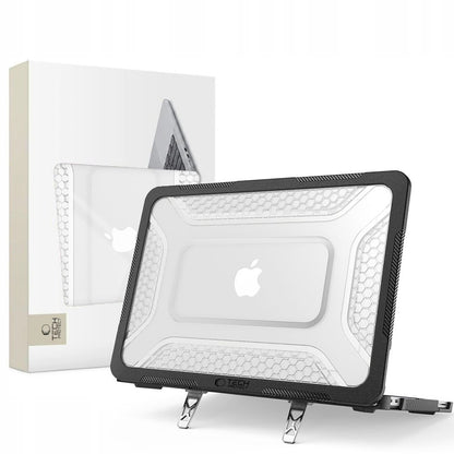 Tech-Protect Kevlar Pro Case for MacBook Neo 13" 2026 - Black and Clear_0
