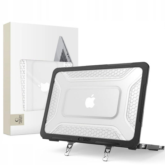 Tech-Protect Kevlar Pro Case for MacBook Neo 13" 2026 - Black and Clear_0