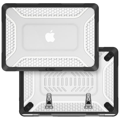Tech-Protect Kevlar Pro Case for MacBook Neo 13" 2026 - Black and Clear_2
