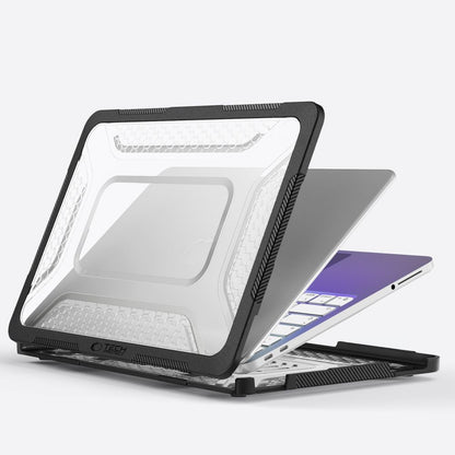 Tech-Protect Kevlar Pro Case for MacBook Neo 13" 2026 - Black and Clear_5