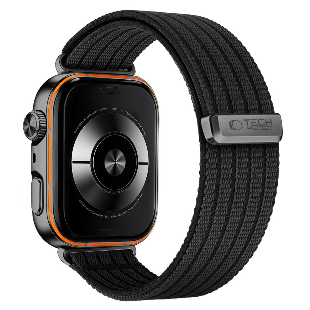 Tech-Protect Nylon Strap for Huawei Watch Fit 3 / 4 / 4 Pro / 5 / 5 Pro - Black_1