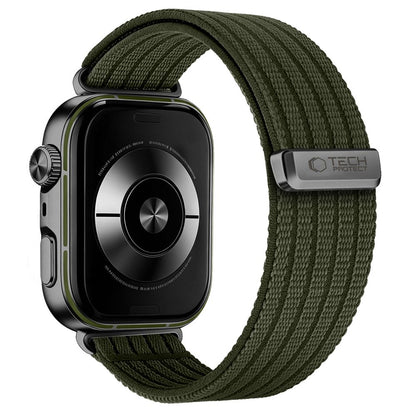 Tech-Protect Nylon Strap for Huawei Watch Fit 3 / 4 / 4 Pro / 5 / 5 Pro - Green_1