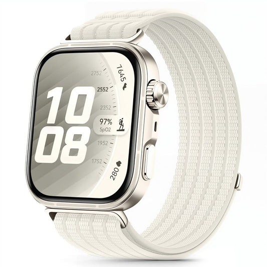 Tech-Protect Nylon Strap for Huawei Watch Fit 3 / 4 / 4 Pro / 5 / 5 Pro - White_0