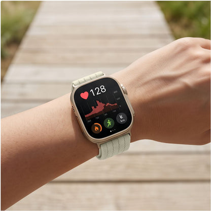 Tech-Protect Nylon Strap for Huawei Watch Fit 3 / 4 / 4 Pro / 5 / 5 Pro - White_4