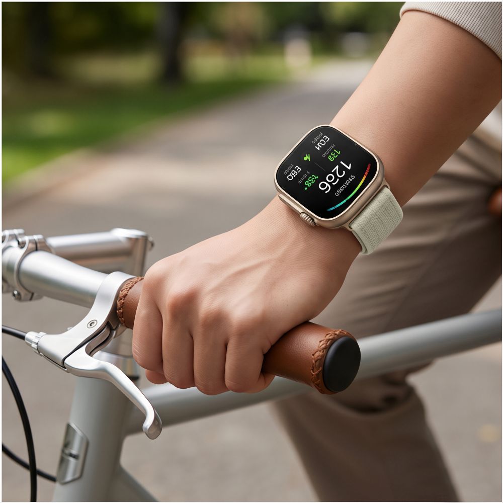 Tech-Protect Nylon Strap for Huawei Watch Fit 3 / 4 / 4 Pro / 5 / 5 Pro - White_5