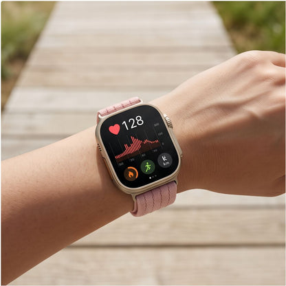 Tech-Protect Nylon Strap for Huawei Watch Fit 3 / 4 / 4 Pro / 5 / 5 Pro - Pink_3