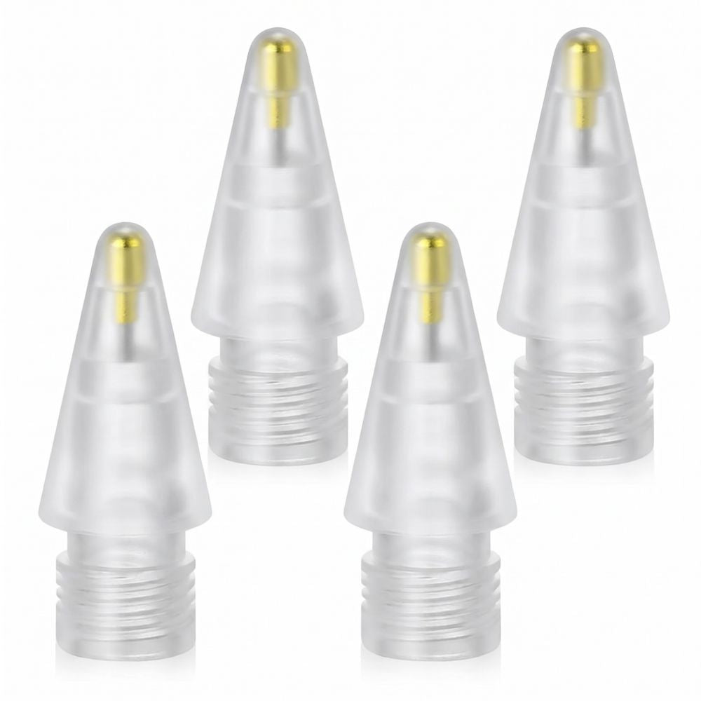 Tech-Protect Stylus Tips 4-Pack Replacement Tips for Apple Pencil - Clear_0