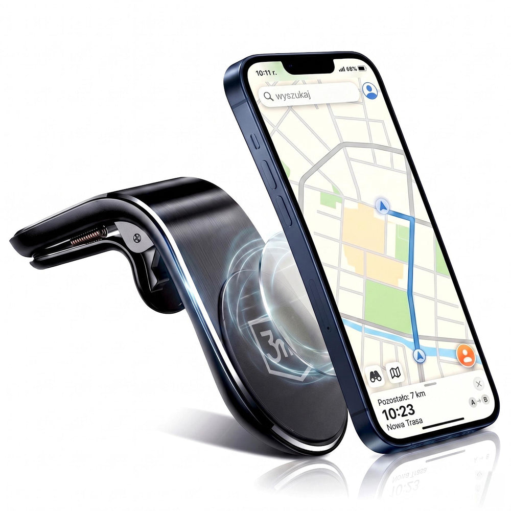 3mk Magnet Power Grip Car Mount for Grille - Black_2