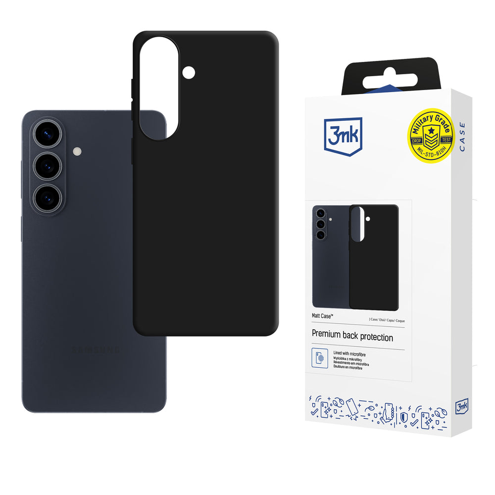 3mk Matt Case for Samsung Galaxy S26 FE - Black_0