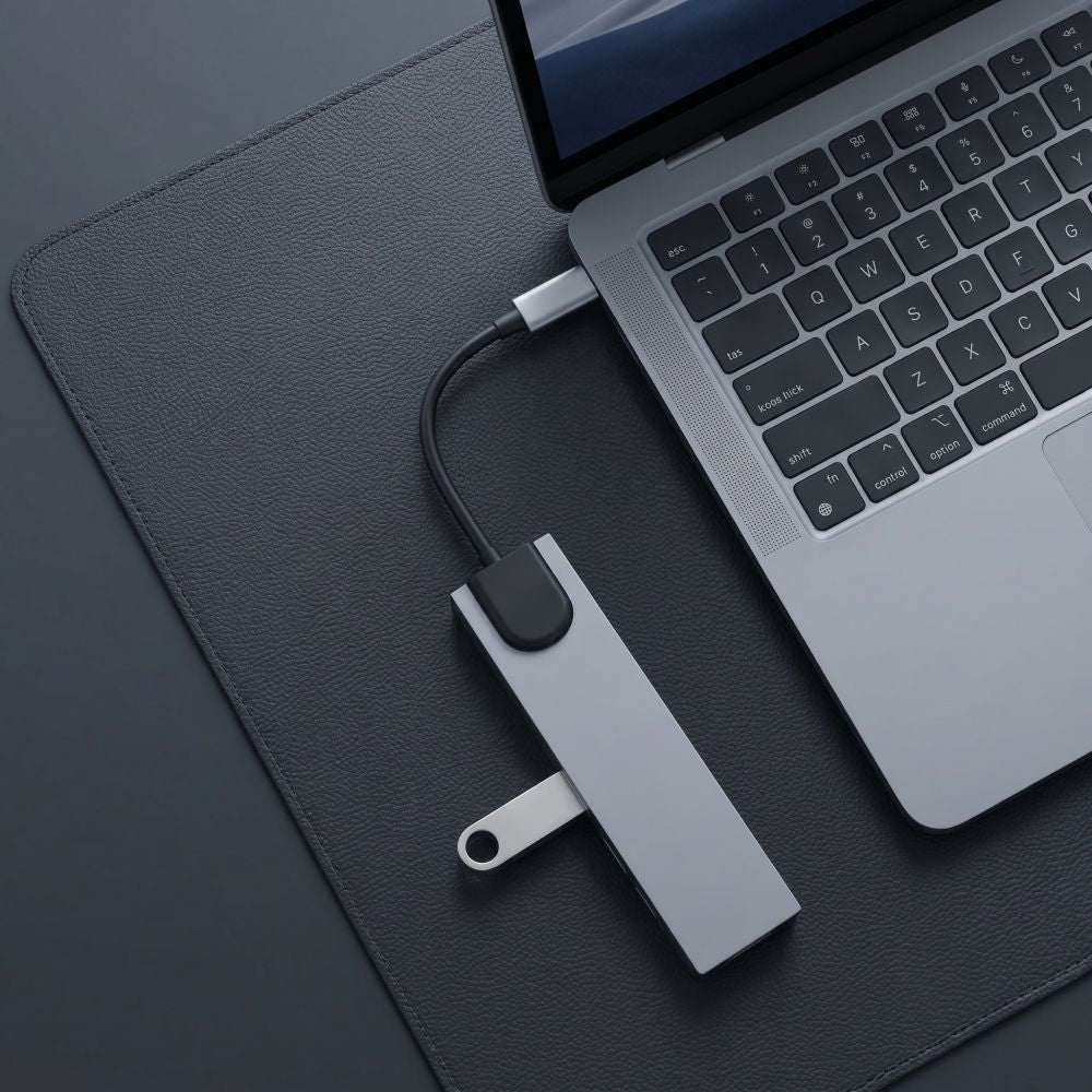 Tech-Protect HB09 USB hub 8in1 TYPE-C + USB-A 3.0 + USB-C 3.0 + HDMI 4K 60HZ + SD/TF + PD100W + RJ45 1000 MB/S - gray_7