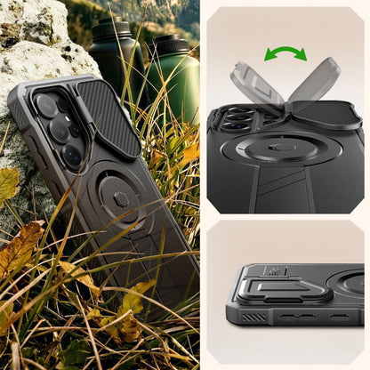 Tech-Protect Kevlar MagSafe 2-Set Case for Samsung Galaxy S26 Ultra - Black_4