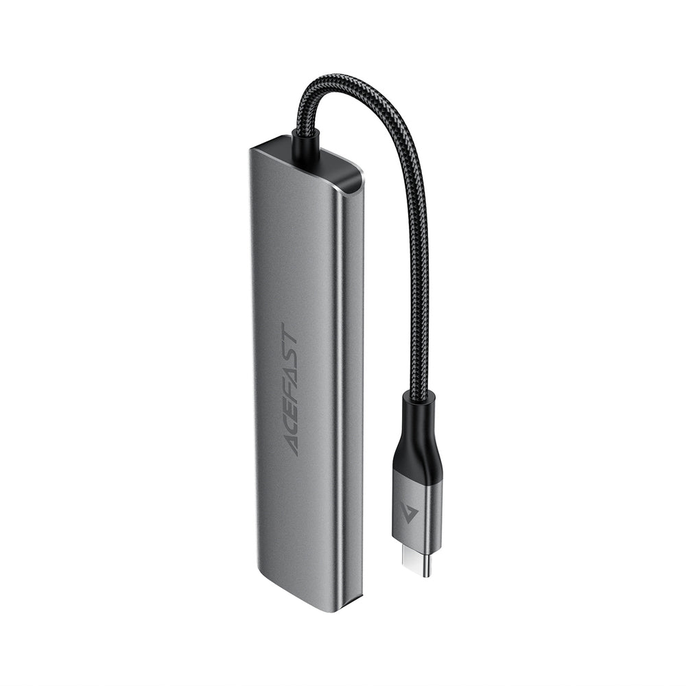 Acefast J16 USB Hub USB-C 5-in-1 HDMI 4K 60Hz PD90W Docking Station - Gray_1