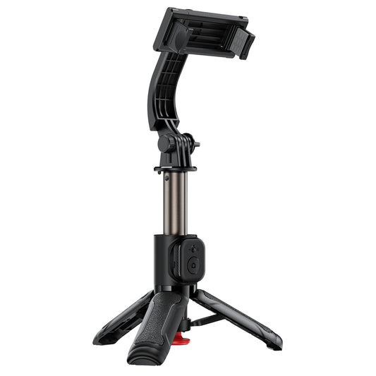 Acefast E42 Selfie Stick with Automatic Tripod and Bluetooth Remote Control 63 cm - Black_0