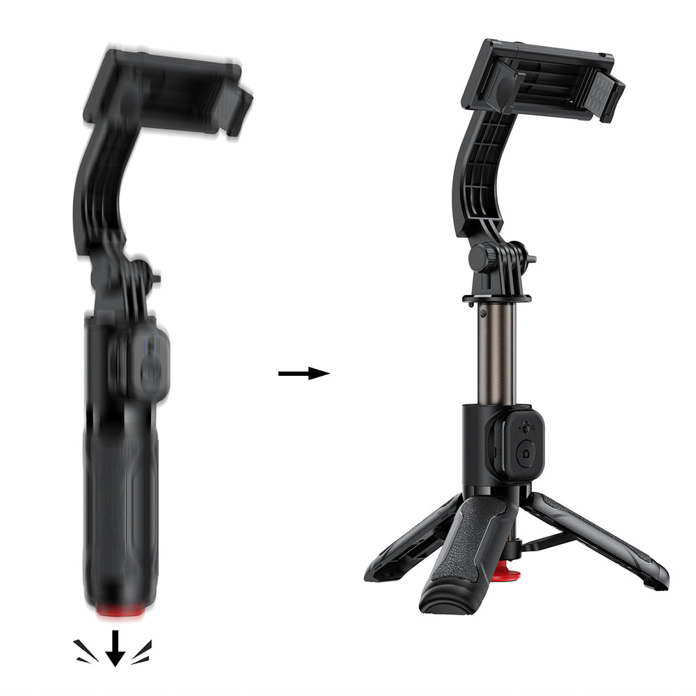 Acefast E42 Selfie Stick with Automatic Tripod and Bluetooth Remote Control 63 cm - Black_6