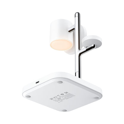 Acefast E39 Qi2.2 25W 4-in-1 Wireless Desk Charger for Phone, Watch, and Headphones with Night Light - White_2