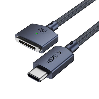 Tech-Protect MMC01 Ultraboost USB-C / USB-C MagSafe 3 140W 200cm Cable for MacBook - Navy Blue_1