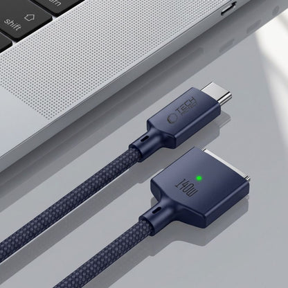 Tech-Protect MMC01 Ultraboost USB-C / USB-C MagSafe 3 140W 200cm Cable for MacBook - Navy Blue_4