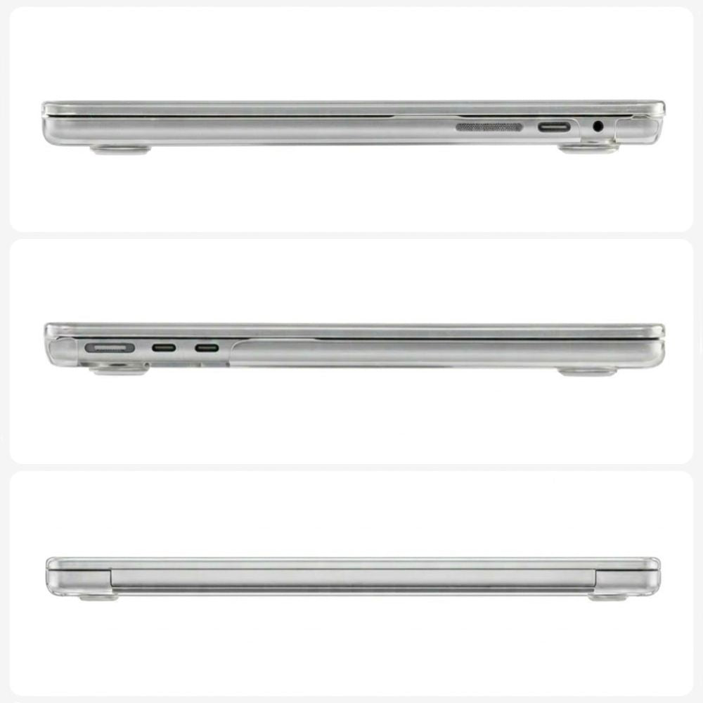 Tech-Protect Softshell Case for MacBook Pro 16" 2021 / 2023 / 2024 / 2025 / 2026 - Transparent_5