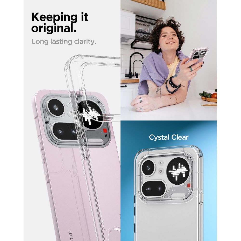 Spigen Ultra Hybrid Case for Nothing Phone 4A Pro - Transparent_5