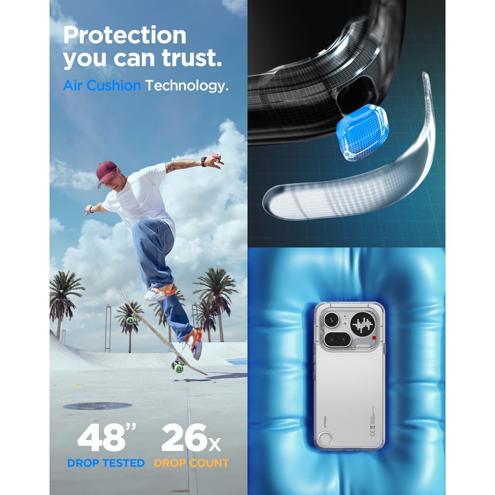 Spigen Ultra Hybrid Case for Nothing Phone 4A Pro - Transparent_6