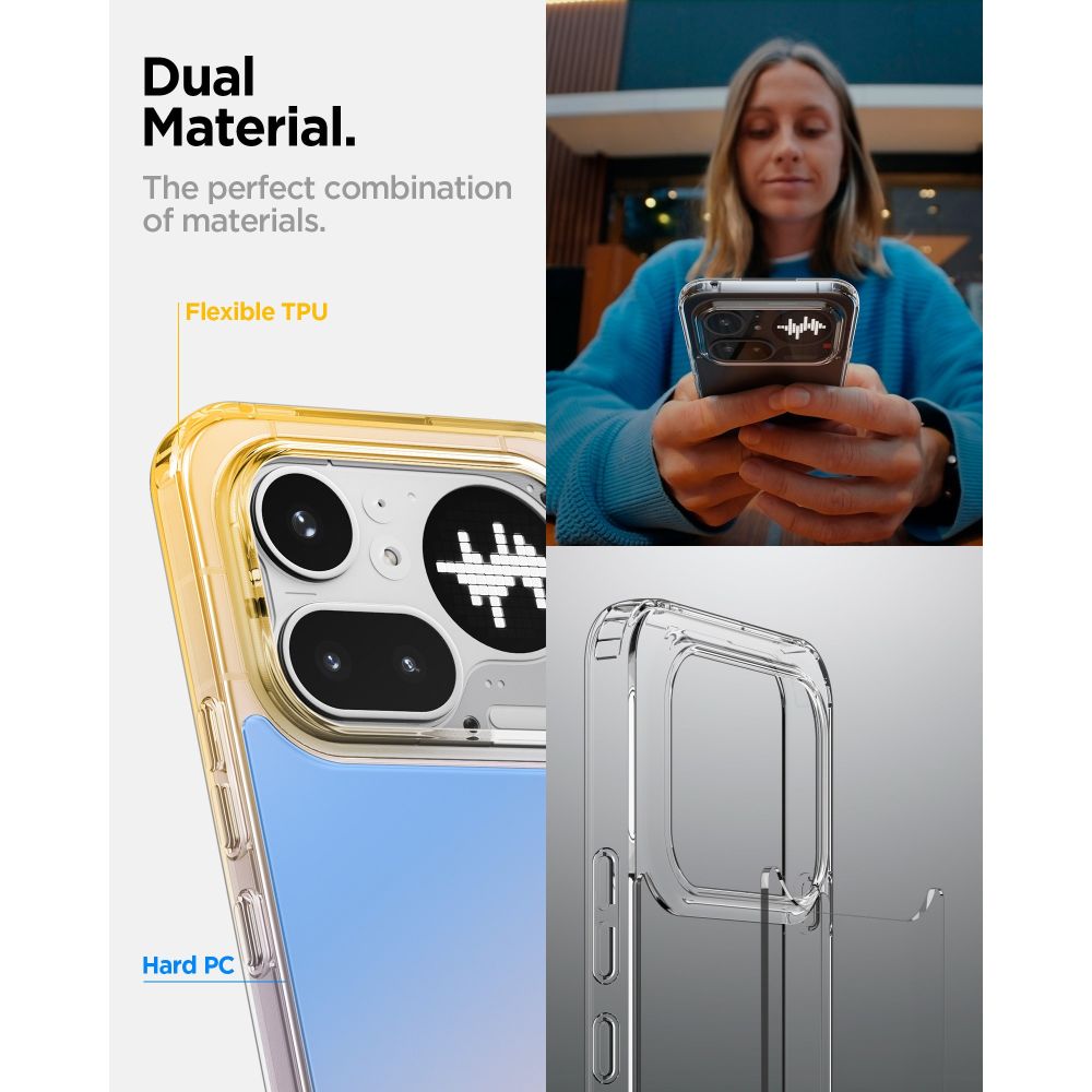 Spigen Ultra Hybrid Case for Nothing Phone 4A Pro - Transparent_7