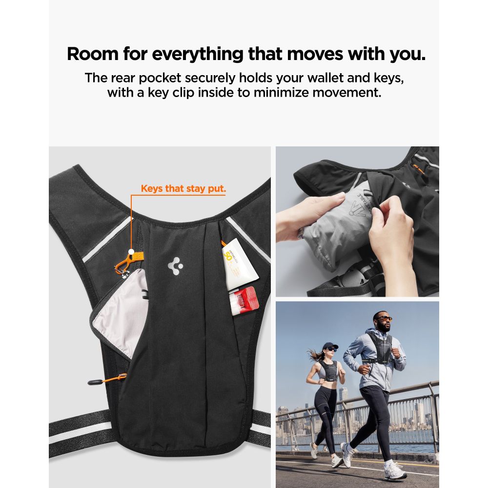 Spigen A720 Dynamic Shield Running Vest L-XL - Black_11