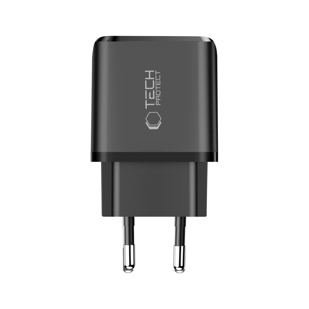 Ładowarka sieciowa Tech-Protect NCA65W-GAN PD 65W / QC3.0 2-Porty - czarna_2