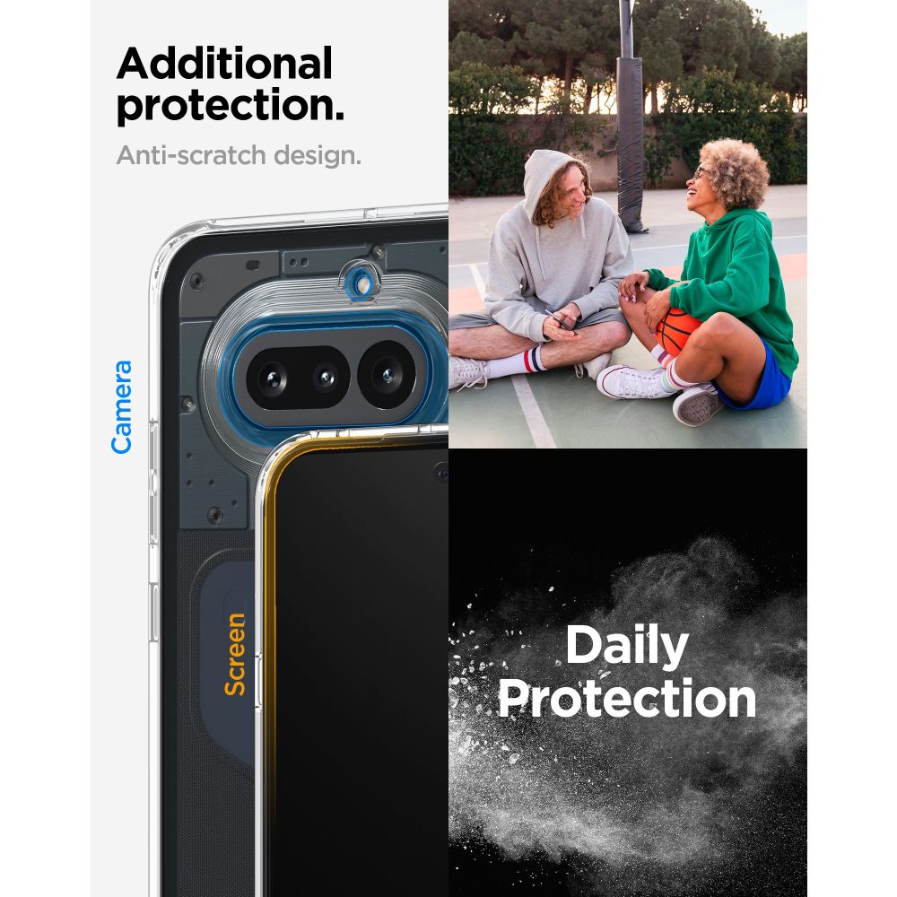 Hard Case Spigen Ultra Hybrid for Nothing Phone (4a), Crystal Clear ACS09793 _7