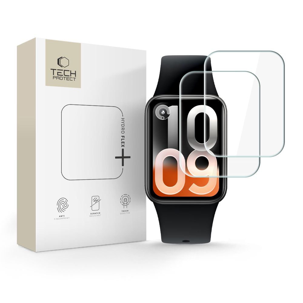 Folia hydrożelowa Tech-Protect Hydro flex+ 2-Pack na Xiaomi Smart Band 10 Pro_0